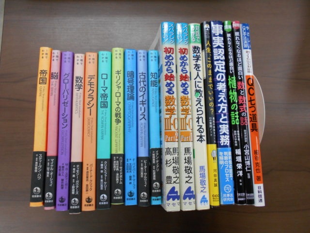 数学関連書籍他ダンボール5箱分買い上げさせていただきました。