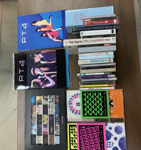 Perfume　DVD　ファンクラブDVD　などを買い取りました　