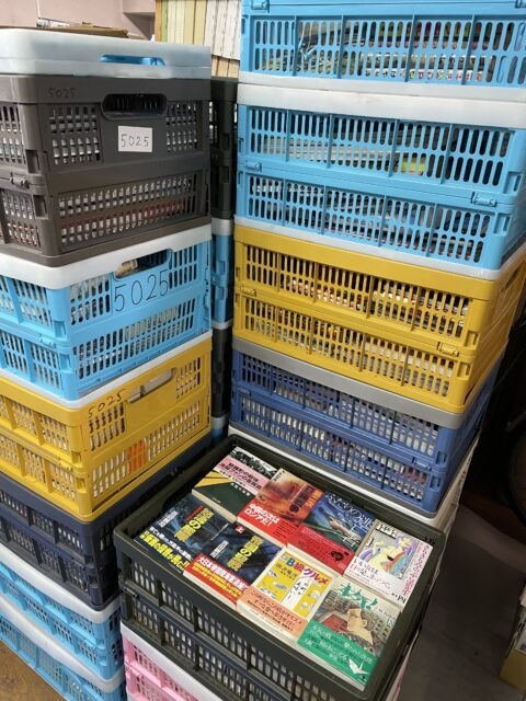 八王子市で大量の古本出張買取をした時の写真　ブックス一歩