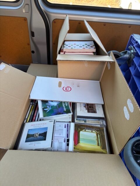 豊島区の出張買取で引き取ったCD・DVD類