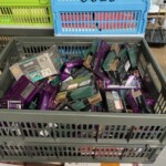 中野区で買取した新品カセットテープ1カゴ分