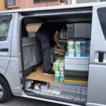 学術系文庫を中心に、まとまった量の本を積み込みました。