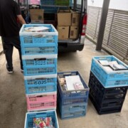 戸建てで本棚3棹分の本を搬出