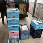 戸建てで本棚3棹分の本を搬出
